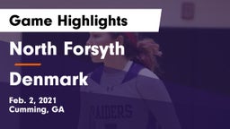 North Forsyth  vs Denmark  Game Highlights - Feb. 2, 2021