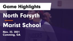 North Forsyth  vs Marist School Game Highlights - Nov. 22, 2021