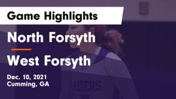 North Forsyth  vs West Forsyth  Game Highlights - Dec. 10, 2021