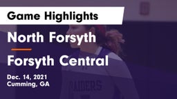 North Forsyth  vs Forsyth Central  Game Highlights - Dec. 14, 2021