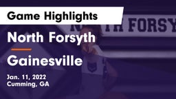 North Forsyth  vs Gainesville  Game Highlights - Jan. 11, 2022