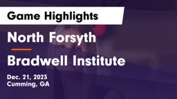 North Forsyth  vs Bradwell Institute Game Highlights - Dec. 21, 2023
