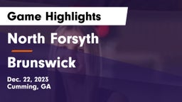 North Forsyth  vs Brunswick  Game Highlights - Dec. 22, 2023