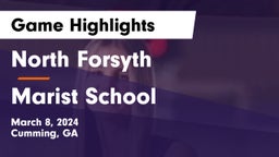 North Forsyth  vs Marist School Game Highlights - March 8, 2024