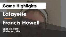 Lafayette  vs Francis Howell  Game Highlights - Sept. 21, 2019