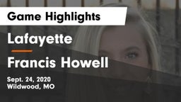 Lafayette  vs Francis Howell  Game Highlights - Sept. 24, 2020