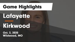 Lafayette  vs Kirkwood  Game Highlights - Oct. 2, 2020