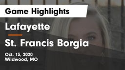 Lafayette  vs St. Francis Borgia  Game Highlights - Oct. 13, 2020