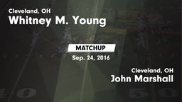 Matchup: Whitney M. Young vs. John Marshall  2016