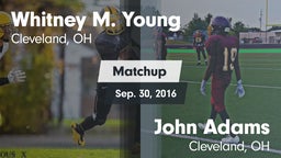 Matchup: Whitney M. Young vs. John Adams  2016