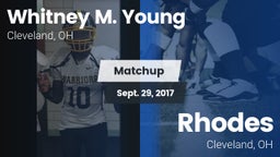 Matchup: Whitney M. Young vs. Rhodes  2017