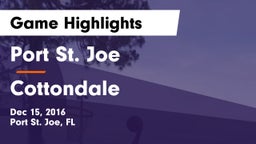 Port St. Joe  vs Cottondale  Game Highlights - Dec 15, 2016