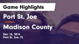 Port St. Joe  vs Madison County Game Highlights - Dec 16, 2016