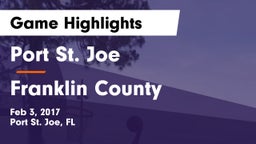 Port St. Joe  vs Franklin County  Game Highlights - Feb 3, 2017