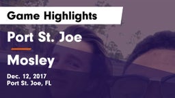 Port St. Joe  vs Mosley  Game Highlights - Dec. 12, 2017
