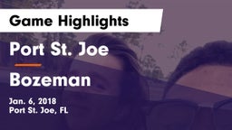 Port St. Joe  vs Bozeman  Game Highlights - Jan. 6, 2018