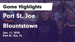 Port St. Joe  vs Blountstown  Game Highlights - Jan. 11, 2018