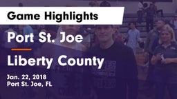 Port St. Joe  vs Liberty County  Game Highlights - Jan. 22, 2018