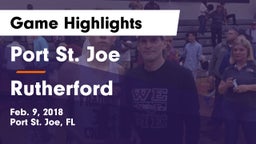 Port St. Joe  vs Rutherford  Game Highlights - Feb. 9, 2018