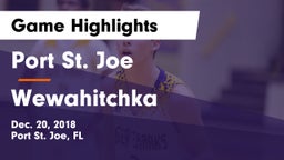 Port St. Joe  vs Wewahitchka Game Highlights - Dec. 20, 2018