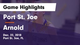 Port St. Joe  vs Arnold  Game Highlights - Dec. 22, 2018