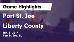 Port St. Joe  vs Liberty County  Game Highlights - Jan. 3, 2019