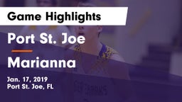 Port St. Joe  vs Marianna  Game Highlights - Jan. 17, 2019