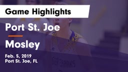 Port St. Joe  vs Mosley  Game Highlights - Feb. 5, 2019