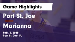 Port St. Joe  vs Marianna  Game Highlights - Feb. 4, 2019