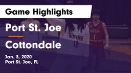 Port St. Joe  vs Cottondale  Game Highlights - Jan. 3, 2020