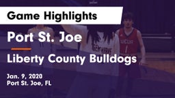 Port St. Joe  vs Liberty County Bulldogs Game Highlights - Jan. 9, 2020