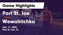 Port St. Joe  vs Wewahitchka  Game Highlights - Feb. 11, 2020
