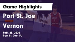 Port St. Joe  vs Vernon  Game Highlights - Feb. 25, 2020