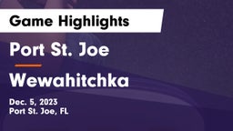 Port St. Joe  vs Wewahitchka  Game Highlights - Dec. 5, 2023