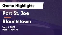 Port St. Joe  vs Blountstown  Game Highlights - Jan. 5, 2024