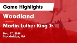 Woodland  vs Martin Luther King Jr.  Game Highlights - Dec. 27, 2018
