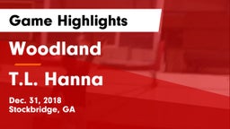 Woodland  vs T.L. Hanna  Game Highlights - Dec. 31, 2018
