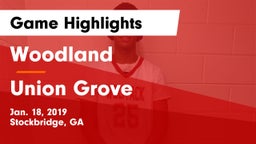Woodland  vs Union Grove  Game Highlights - Jan. 18, 2019