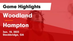 Woodland  vs Hampton  Game Highlights - Jan. 10, 2023