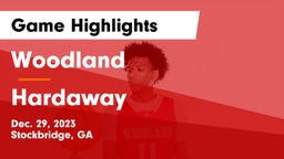 Woodland  vs Hardaway  Game Highlights - Dec. 29, 2023