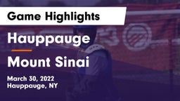 Hauppauge  vs Mount Sinai  Game Highlights - March 30, 2022