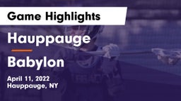 Hauppauge  vs Babylon  Game Highlights - April 11, 2022