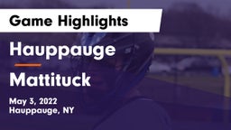 Hauppauge  vs Mattituck Game Highlights - May 3, 2022