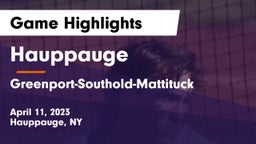 Hauppauge  vs Greenport-Southold-Mattituck  Game Highlights - April 11, 2023