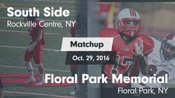 Matchup: South Side High vs. Floral Park Memorial  2016