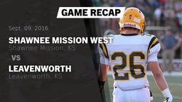 Recap: Shawnee Mission West  vs. Leavenworth  2016