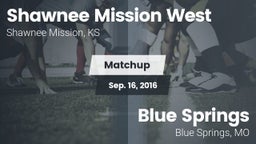 Matchup: Shawnee Mission West vs. Blue Springs  2016
