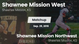 Matchup: Shawnee Mission West vs. Shawnee Mission Northwest  2016