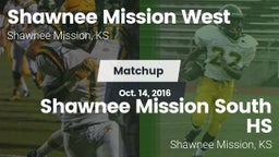Matchup: Shawnee Mission West vs. Shawnee Mission South HS 2016