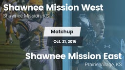 Matchup: Shawnee Mission West vs. Shawnee Mission East  2016